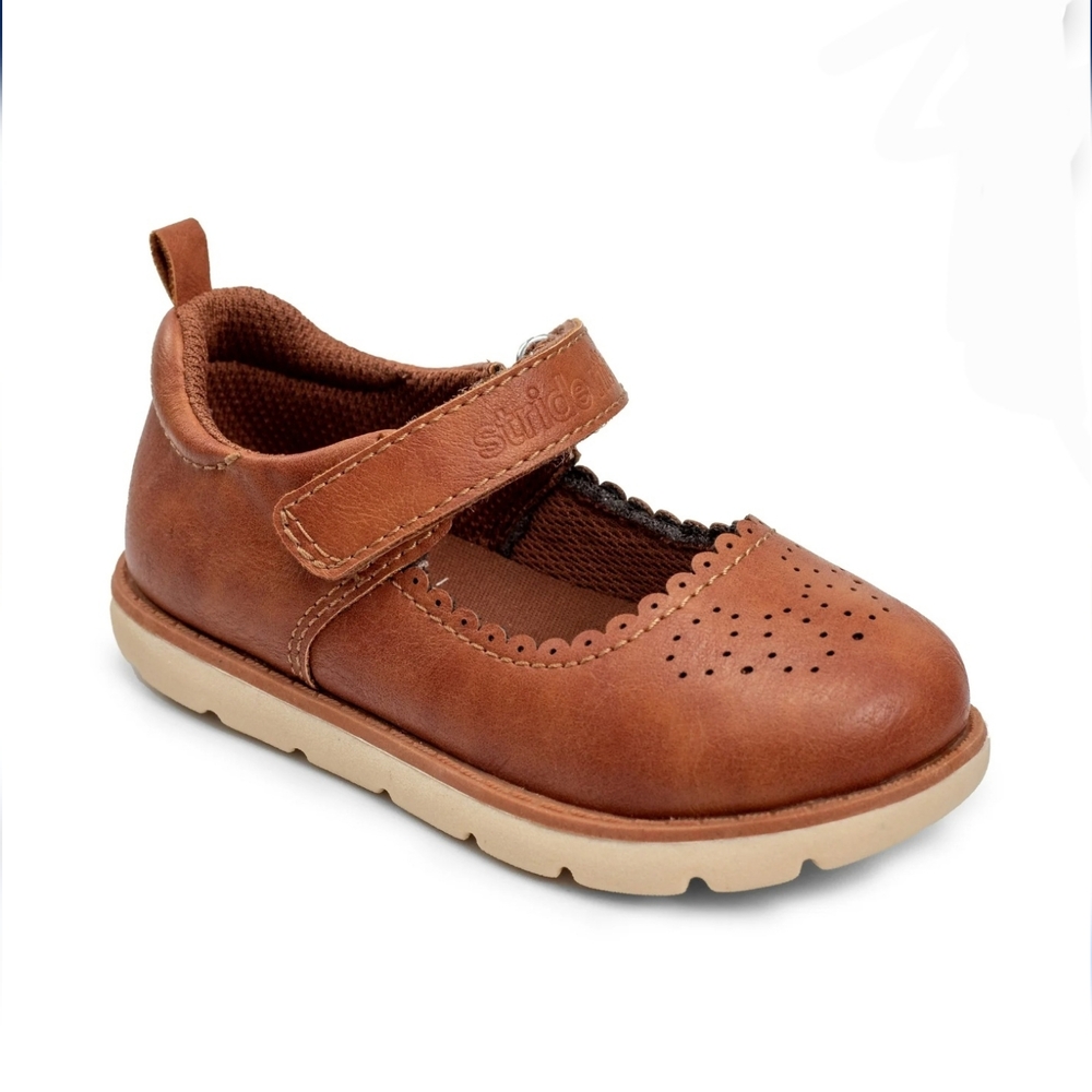 Stride Rite Toddler Brown Mary Jane Dress Shoe